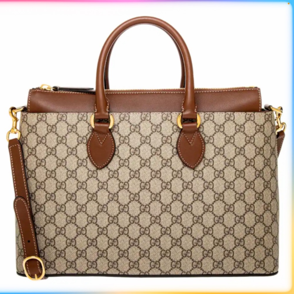 Gucci large GG supreme tote bag. Authentic. Very good condition.